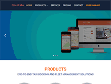 Tablet Screenshot of opencabs.com